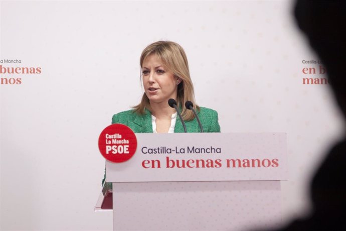 La portavoz del PSOE en las Cortes de C-LM, Ana Isabel Abengózar