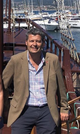 O exalcalde de Baiona, Carlos Gómez Prado, nunha imaxe de xuño de 2022, cando aínda era rexedor do municipio.