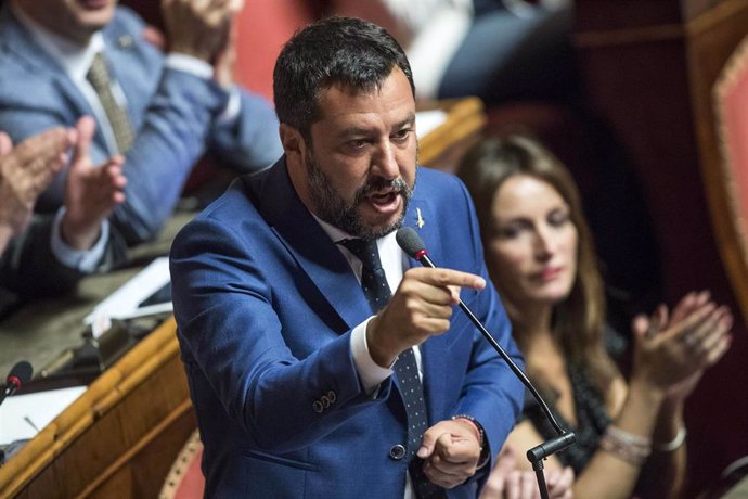 Archivo - El exministro del Interior italiano Matteo Salvini