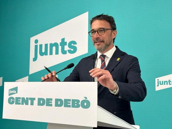 Archivo - El portavoz de Junts, Josep Rius