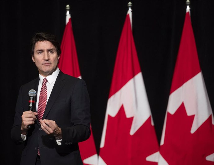 December 14, 2023, Vancouver, BC, CANADA: Prime Minster Justin Trudeau speaks at a fundraising event  in Vancouver on Thursday, December 14, 2023.