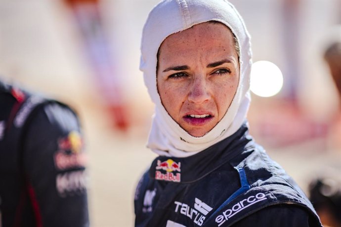 La piloto española en el Rally Dakar Cristina Gutiérrez