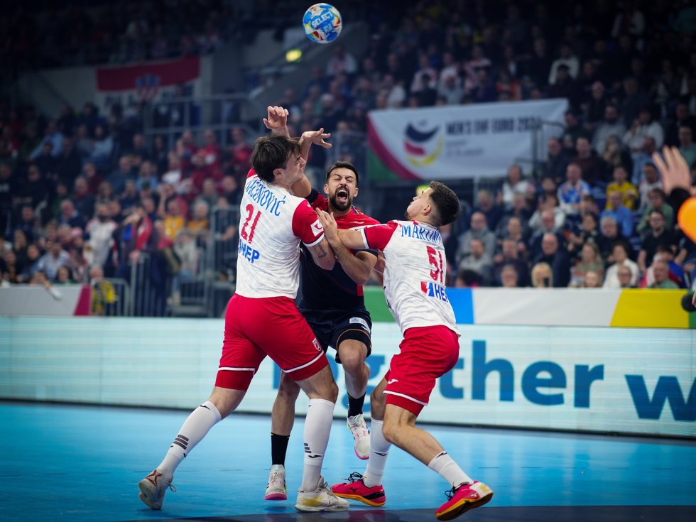 España - Croacia, Europeo de balonmano
