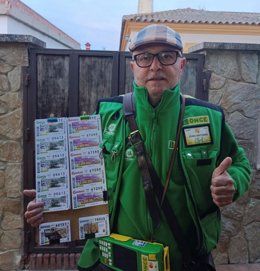 Juan Antonio Fernández, vendedor de la ONCE