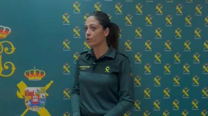 Portavoz de la Guardia Civil en Ávila Sandra Saucedo