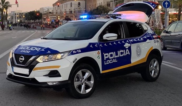 Vehículo de la Policía Local de Cádiz.