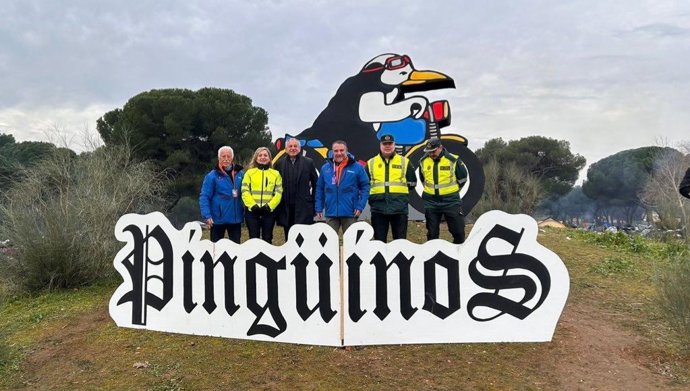 El delegado del Gobierno en Castilla y León, Nicanor Sen, en la concentración invernal motera 'Pingüinos 2024'