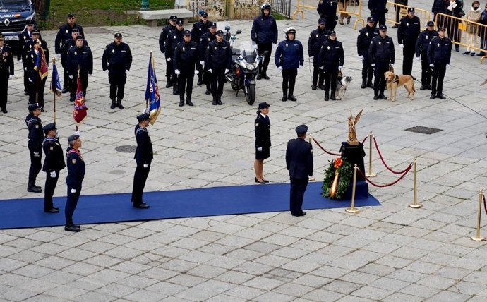 Foto de la Diputación de Valladolid del acto de conmemoración de los 200 años de la Policía Nacional