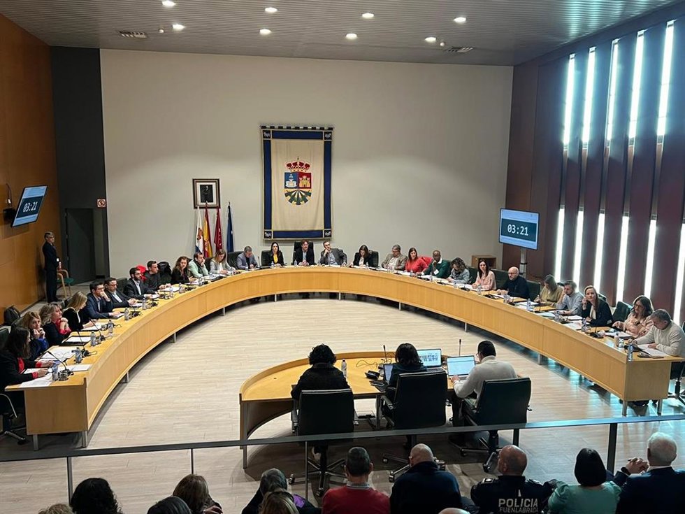 Pleno del Ayuntamiento de Fuenlabrada