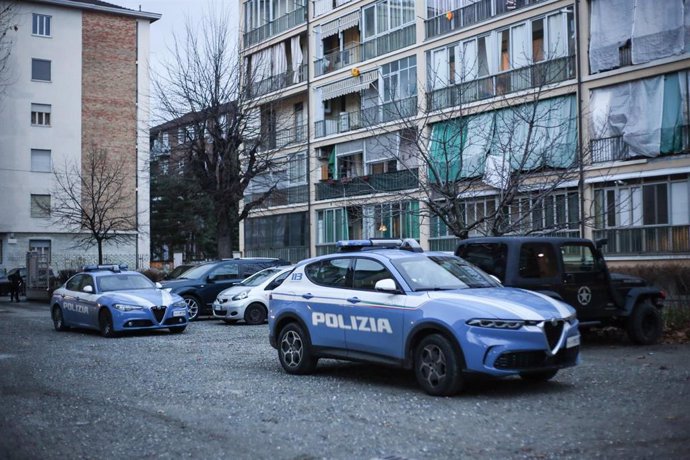 Vehículos de la Policía italiana