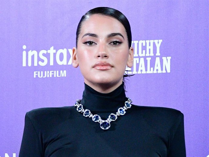 Archivo - Lorena Durán posa en el photocall de los 'Premios Woman', a 28 de noviembre de 2023, en Madrid (España).