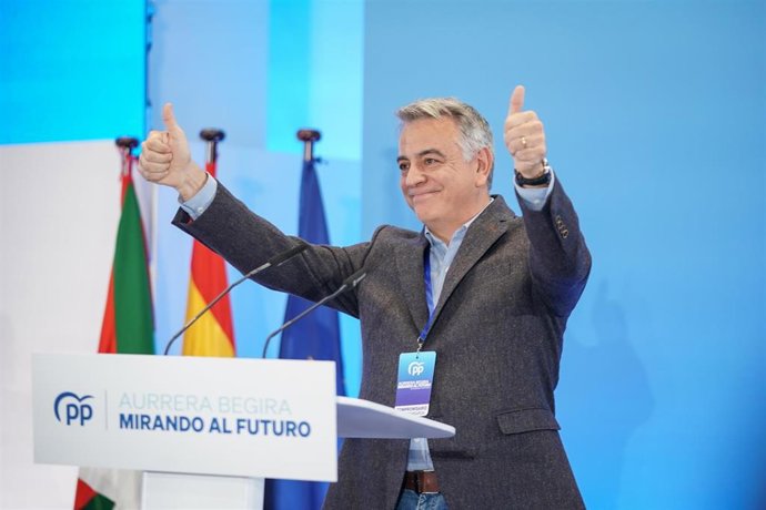 Archivo - El nuevo presidente del PP vasco, Javier de Andrés  