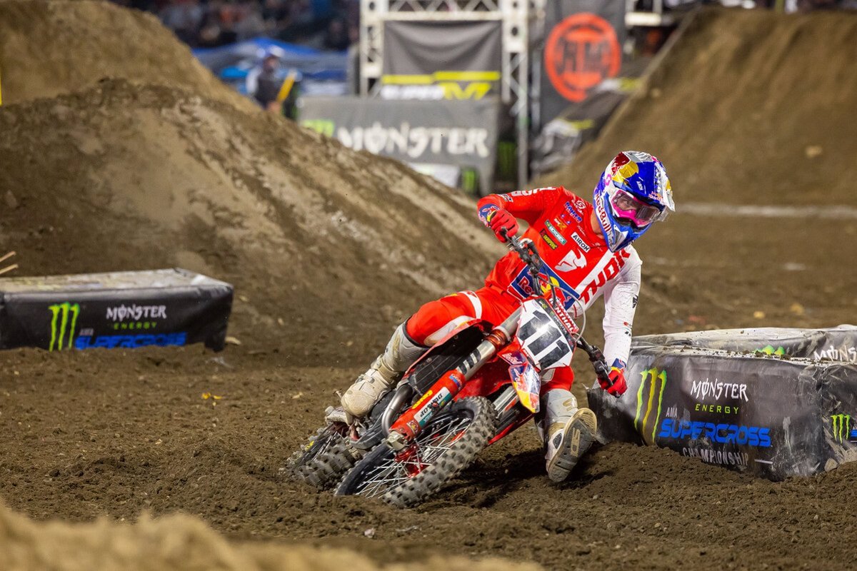 Prado wins his first round of the AMA Supercross in San Francisco