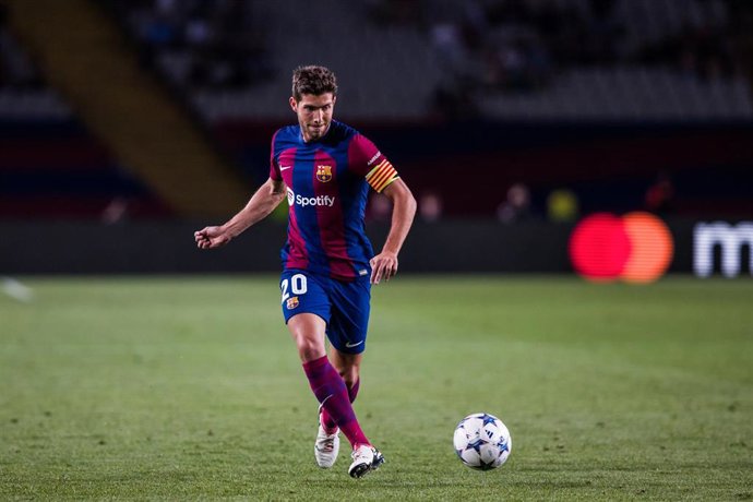 Archivo - El jugador del FC Barcelona Sergi Roberto.