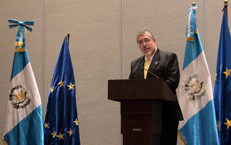 El presidente electo de Guatemala, Bernardo Arévalo