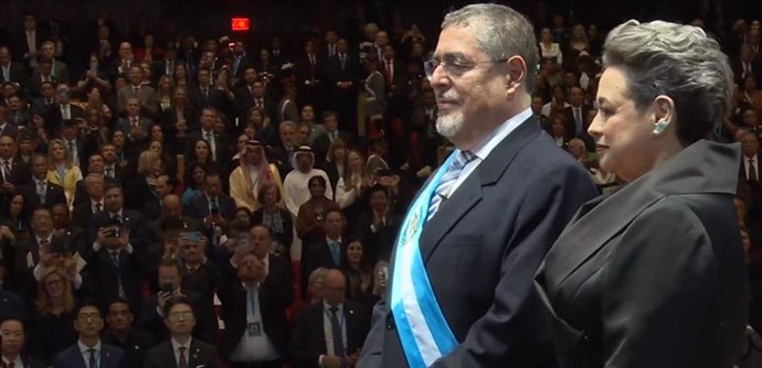 El presidente de Guatemala, Bernardo Arévalo, recién investido