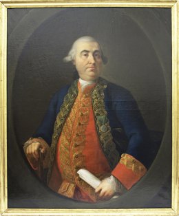 Archivo - Retrato de Pedro Martín Zermeño atribuido al pintor Mariano Salvador Maella.