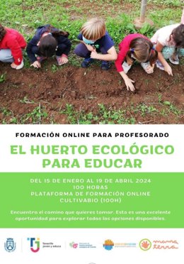 Curso de formación en huerto escolar para profesores