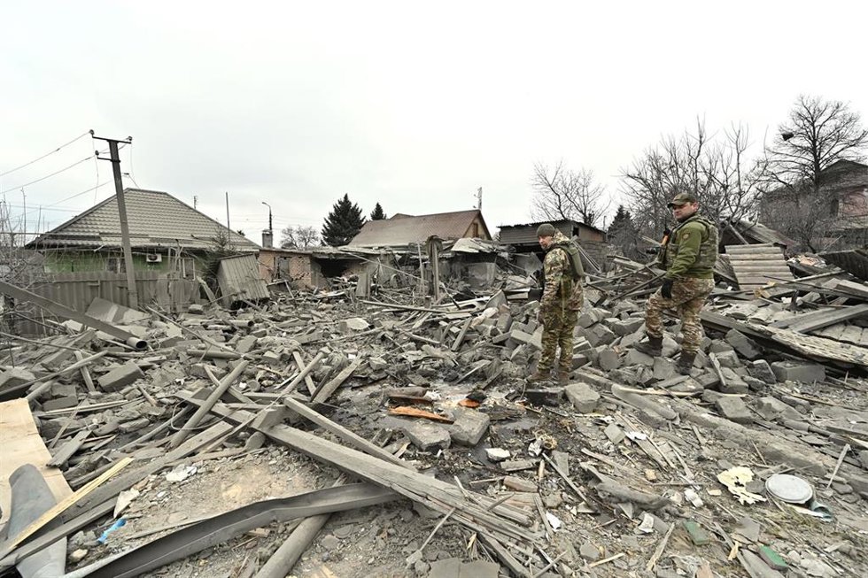 Soldados ucranianos en Zaporiyia.