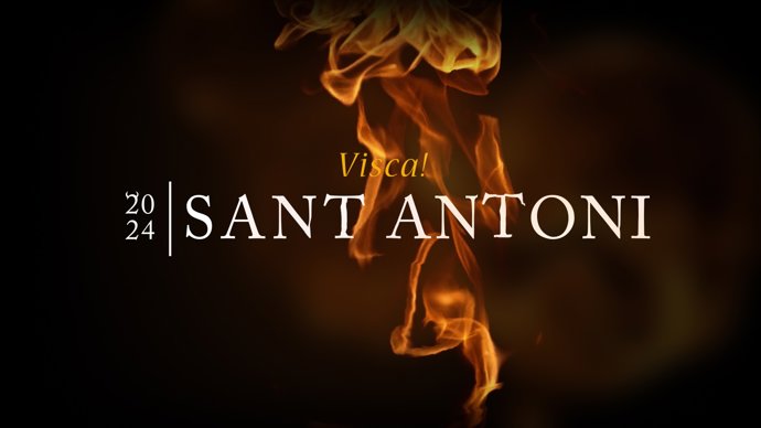 Cartel de las fiestas de Sant Antoni 2024.