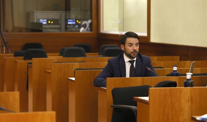 El concejal de Vox en las Cortes de C-LM Iván Sánchez.