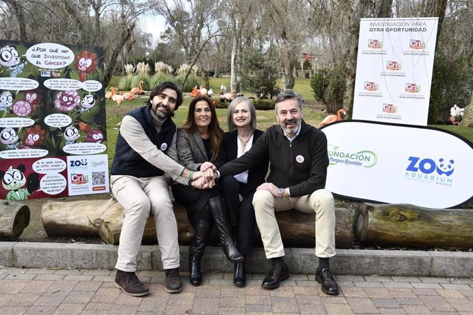 Firma de acuerdo de colaboración de Fundación CRIS contra el cáncer y la Fundación Parques Reunidos & Zoo Aquarium de Madrid.