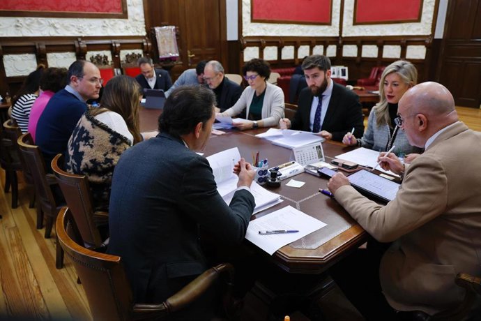 Reunión de la Junta de Gobierno del Ayuntamiento de Valladolid.