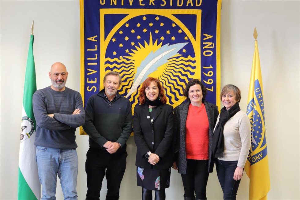 Miembros de la empresa biotecnológica Olavide Neuron STX S.L.