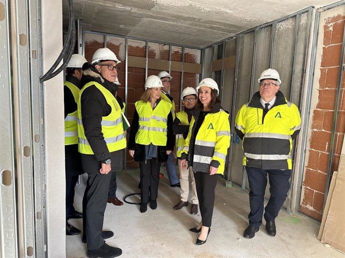 Visita a las obras de una promoción de viviendas protegidas en Parque Nueva Granada