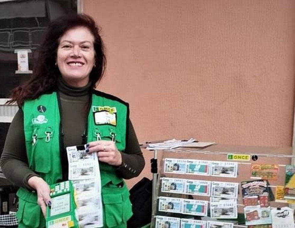 La vendedora de Tavernes que ha vuelto a dar otro premio de la ONCE