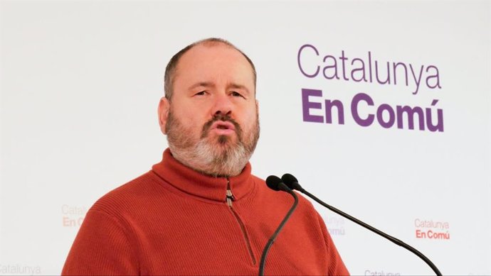 El portaveu dels comuns, Joan Mena