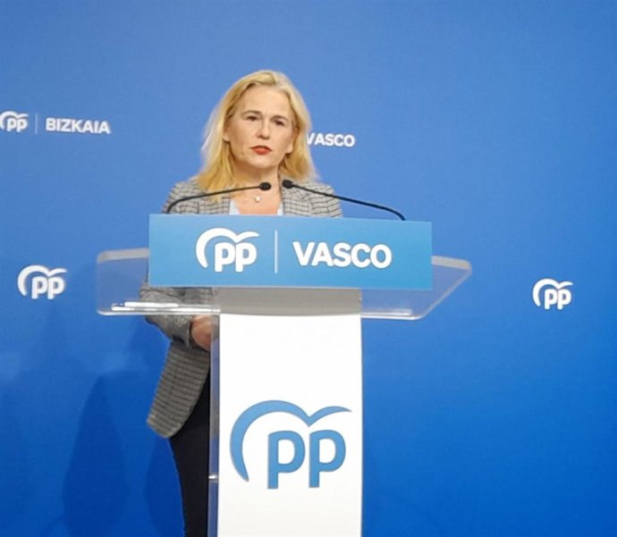 La secretaria general del PP vasco, Esther Martínez.