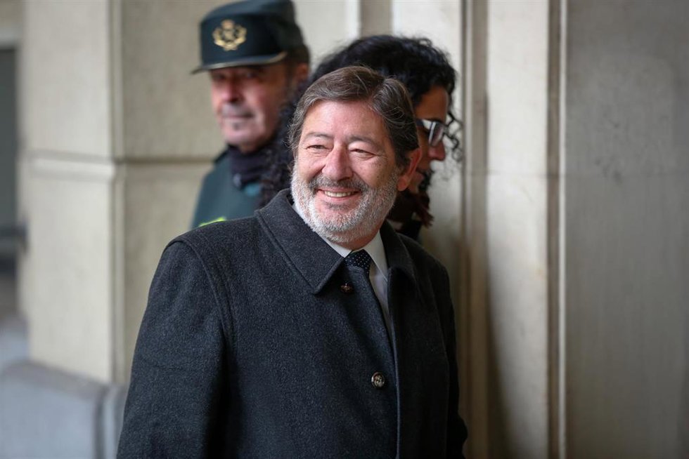 Archivo - Francisco Javier Guerrero, exdirector general de Trabajo, llega al juicio ERE