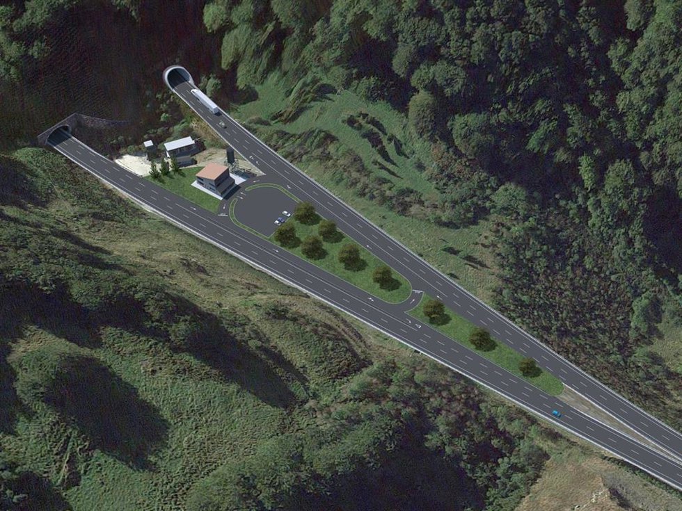 Recreación entrada boca norte.