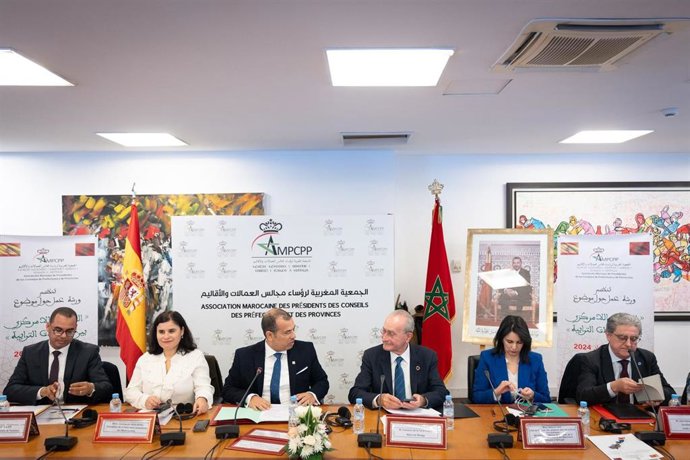 El alcalde de Málaga, Francisco de la Torre, participa en el Taller sobre la Cooperación Descentralizada de las Colectividades Territoriales, que se celebra en la Biblioteca Nacional del Reino de Marruecos en la ciudad de Rabat