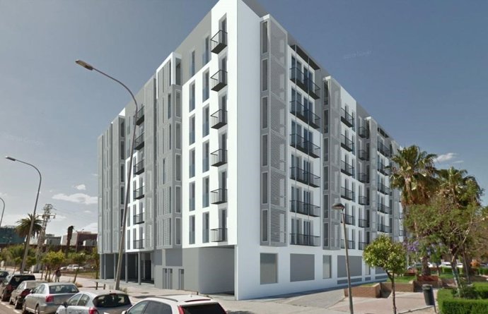 El Ayuntamiento reinicia las obras para la construcción de 75 viviendas de protección pública en régimen de alquiler en la avenida de los Naranjos