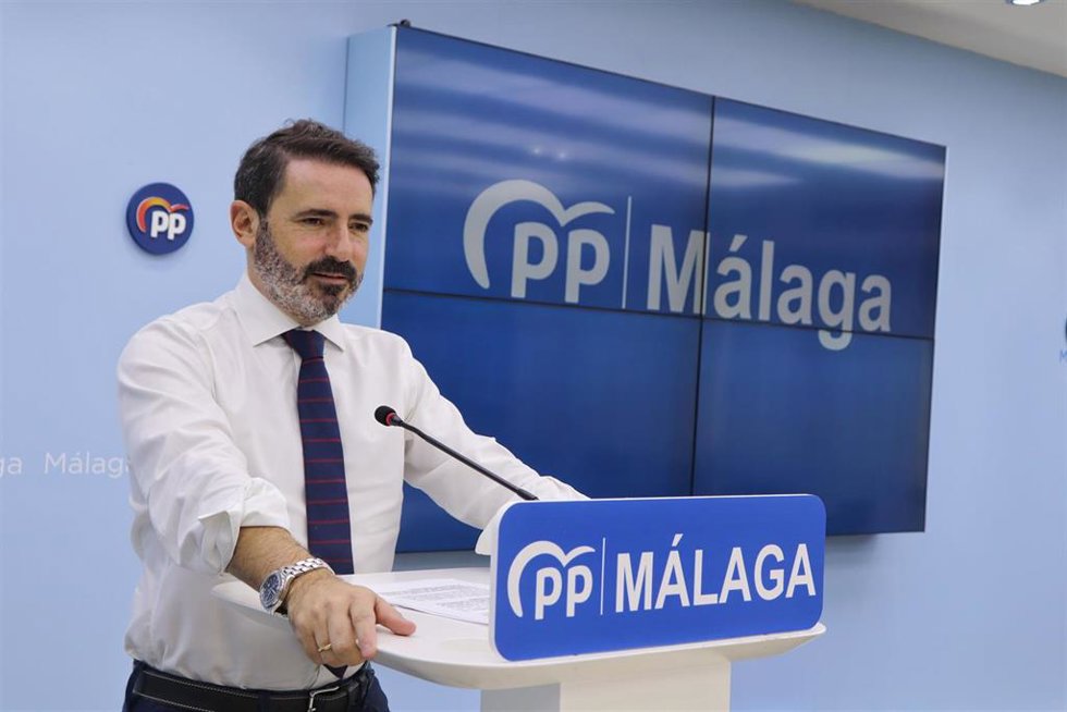 Archivo - El secretario general del PP de Málaga, José Ramón Carmona, en una imagen de archivo