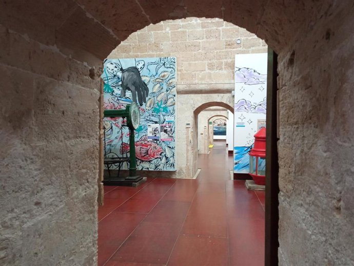 Imagen del interior de la sede de Palma del Museu Marítim de Mallorca.
