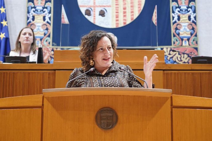Archivo - La exportavoz de Podemos en las Cortes de Aragón, Marta de Santos.