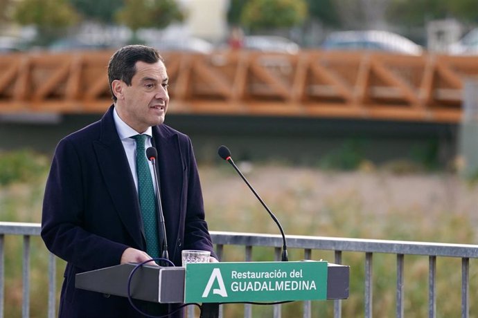 El presidente de la Junta de Andalucía, Juanma Moreno, archivo 