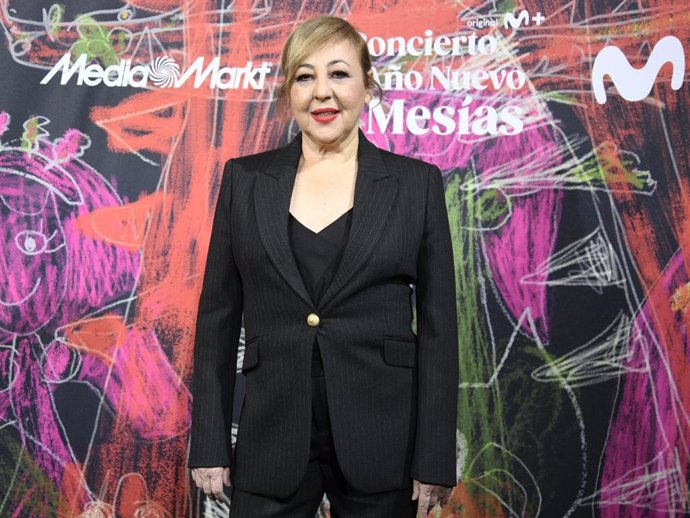 CARMEN MACHI EN EL CONCIERTO DE 'STELLA MARIS' EN EL TEATRO CALDERÓN DE MADRID