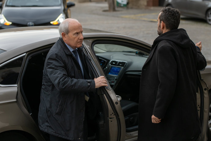 El expresidente de la Generalitat de Catalunya, José Montilla, a su llegada al funeral de la fotógrafa Colita, en el tanatorio de Les Corts, a 2 de enero de 2024, en Barcelona, Catalunya (España).