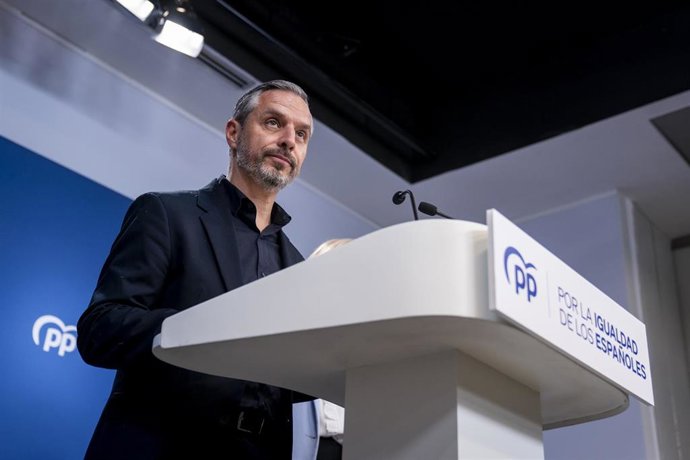 El vicesecretario de Economía del PP, Juan Bravo