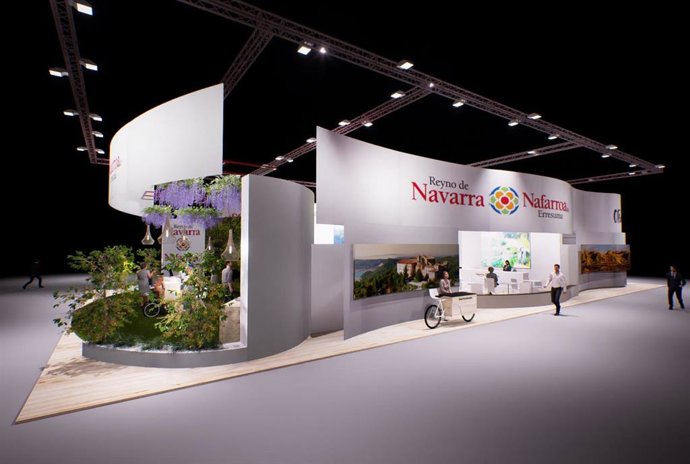 Recreación del stand de Navarra en Fitur.
