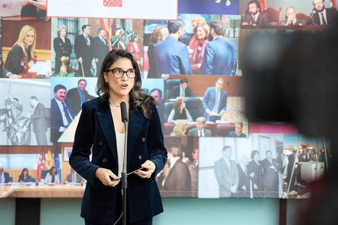 Archivo - La portavoz de Más Madrid en la Asamblea, Manuela Bergerot.