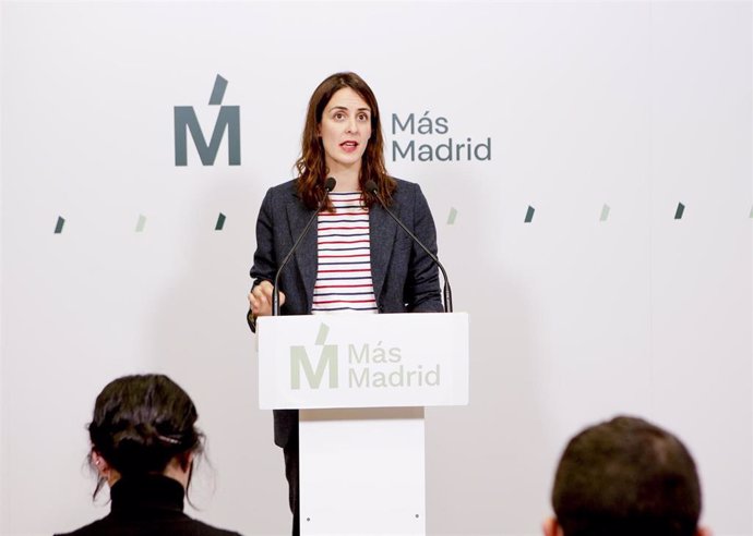 Archivo - La portavoz de Más Madrid en el Ayuntamiento, Rita Maestre, en rueda de prensa