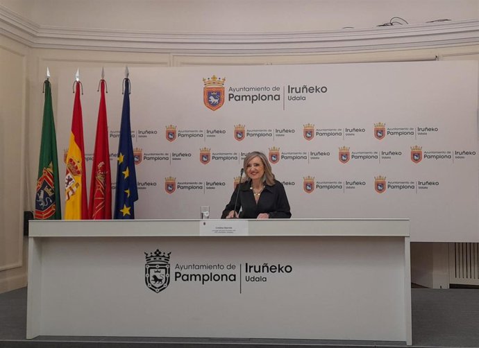La portavoz del grupo municipal de UPN en el Ayuntamiento de Pamplona, Cristina Ibarrola