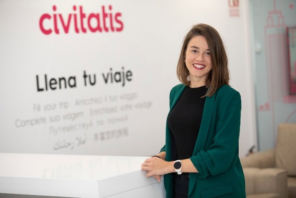 La jefa de ventas B2B de Civitatis, Verónica de Íscar.