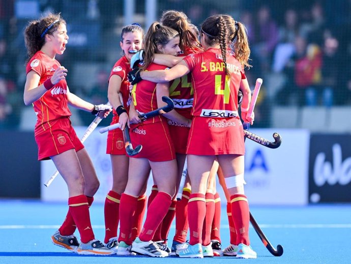 La selección española femenina de hockey hierba