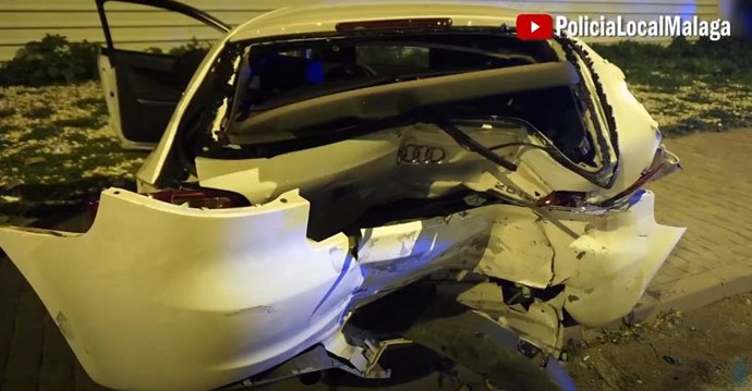 El investigado que provocó un accidente en el polígono Guadalhorce conducía con temeridad